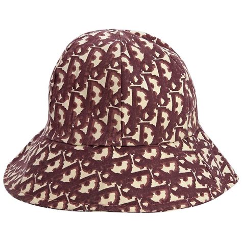 red dior bucket hat|christian dior bucket hat vintage.